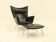 Wing chair & matching ottoman – CH445 & CH446 – by Hans Wegner