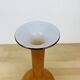 Vintage 70s orange caramel glass vase