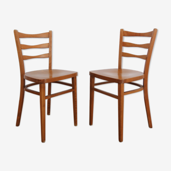 Pair of Scandinavian bistro chairs