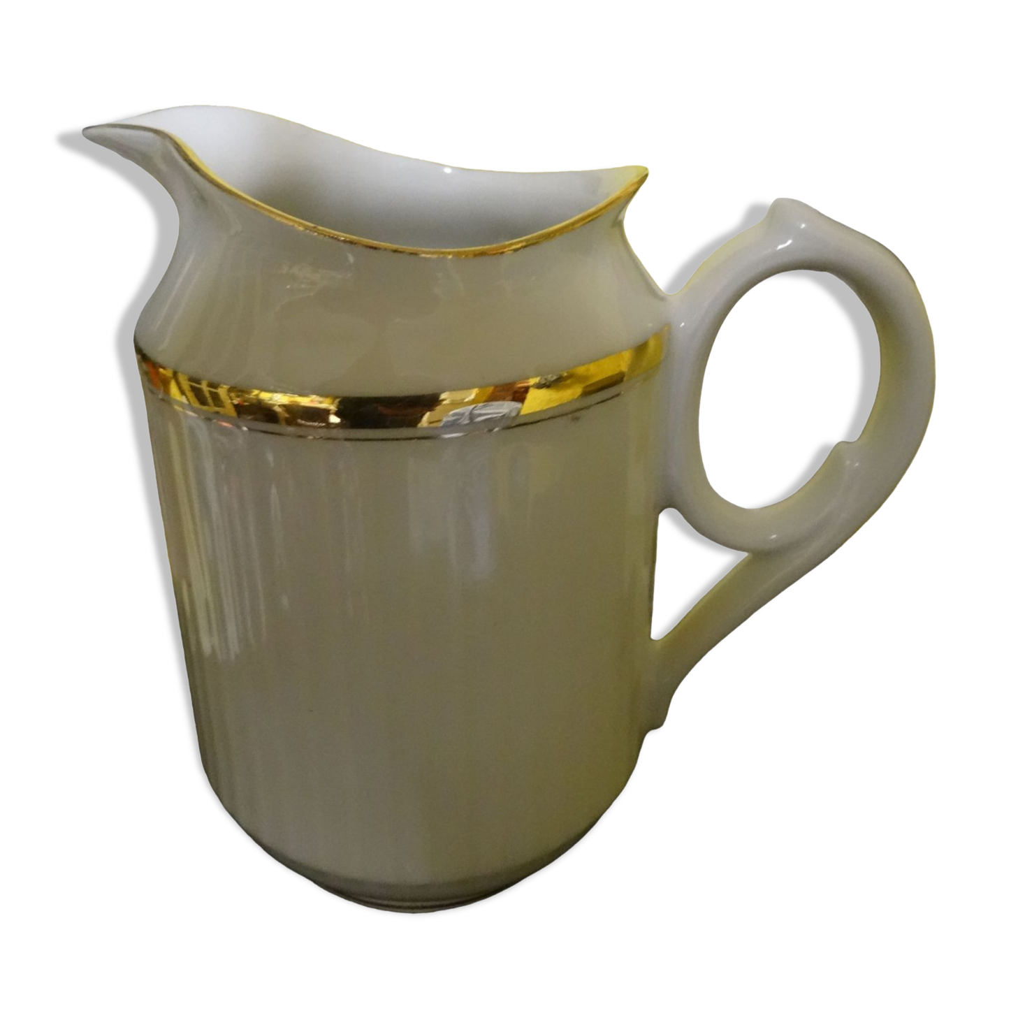 Bernardaud Limoges jug gilded with fine gold