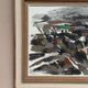 Original Swedish Oil on Canvas – "Abstract" by B. Person – Signed – Vintage and Framed – 53 x 44 cm (20.8" x 17.3")