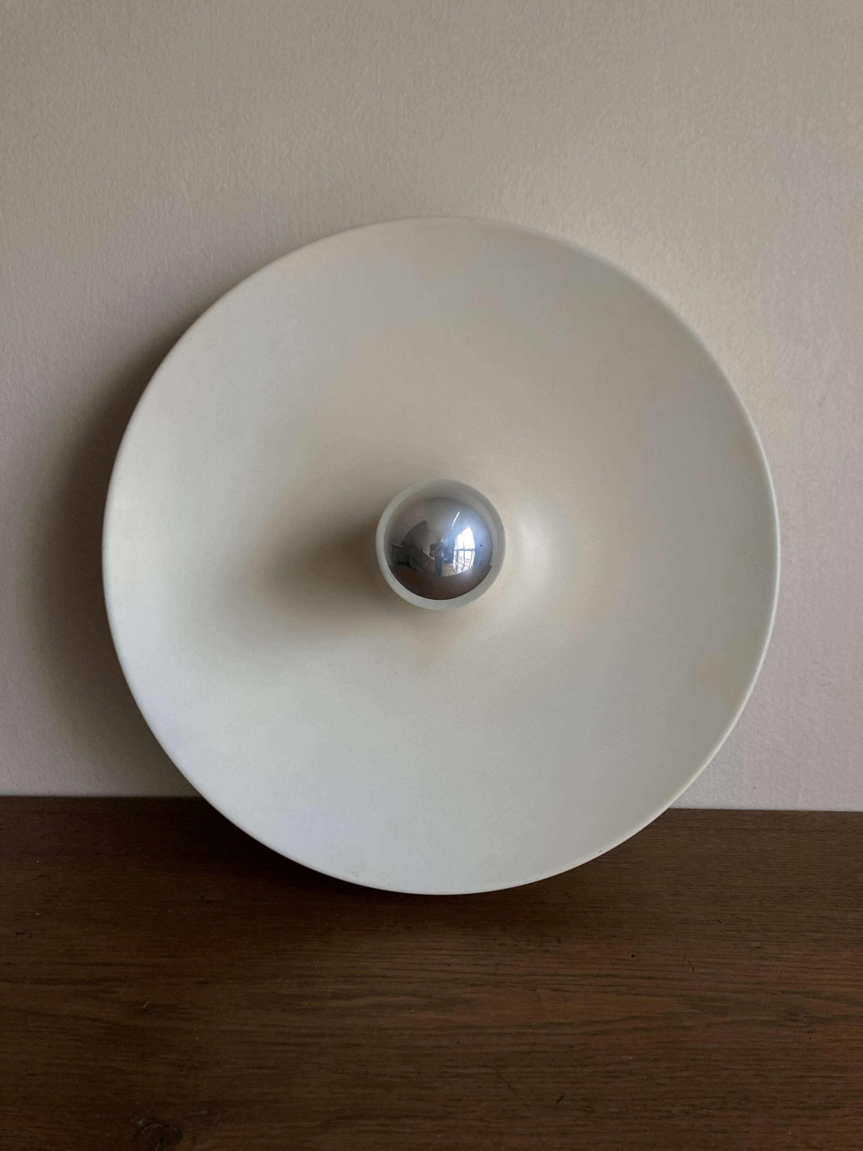 Space Age disc wall light selection by Charlotte Perriand for Les Arcs at Honsel