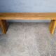 Solid wood bench patinated 140cm