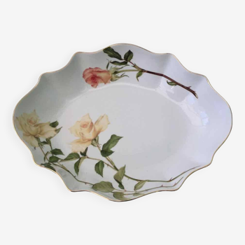 Hand painted porcelain fruit bowl