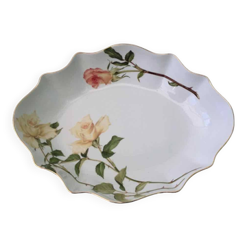 Hand painted porcelain fruit bowl