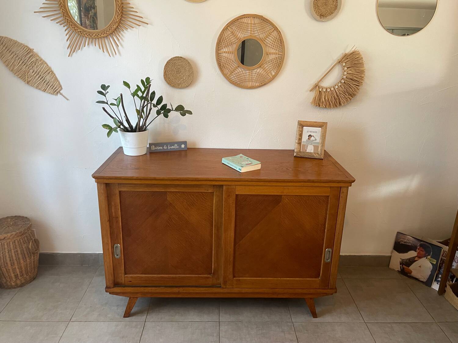 Magnificent vintage oak sideboard