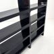 Modular black shelf by Olaf Von Bohr for Kartell, 1970