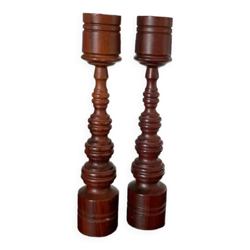 Scandinavian candle holder duo