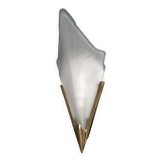 Art Deco Pressed Glass Wall Light Ikea