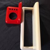 Bathroom accessory set, BILUMEN, G. Castiglioni, ABS, 1970s