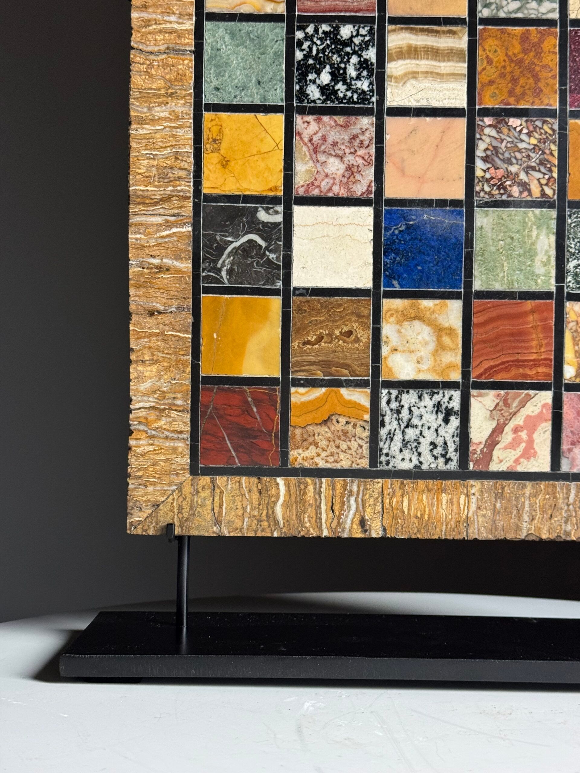 Grand tour marble specimen tablet 19th century
