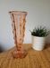 High Art Deco vase pink glass