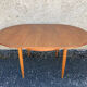 Scandinavian extendable round table