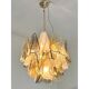 Contemporary Modern Multicolour Amber "Rondini" Murano Chandelier by Simoeng