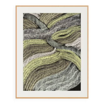 Dessin au pastel 'Leather I' by Atelier Cléophée