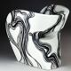 Smoke - Little Albert armchair by Ron Arad, hand painted, Signed Amane