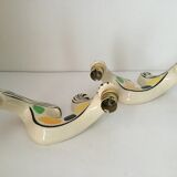 Wall light in vintage earthenware