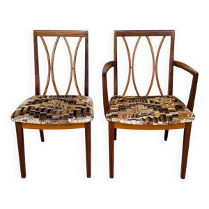 chaise et fauteuil vintage