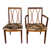 Chaise et fauteuil vintage 1960