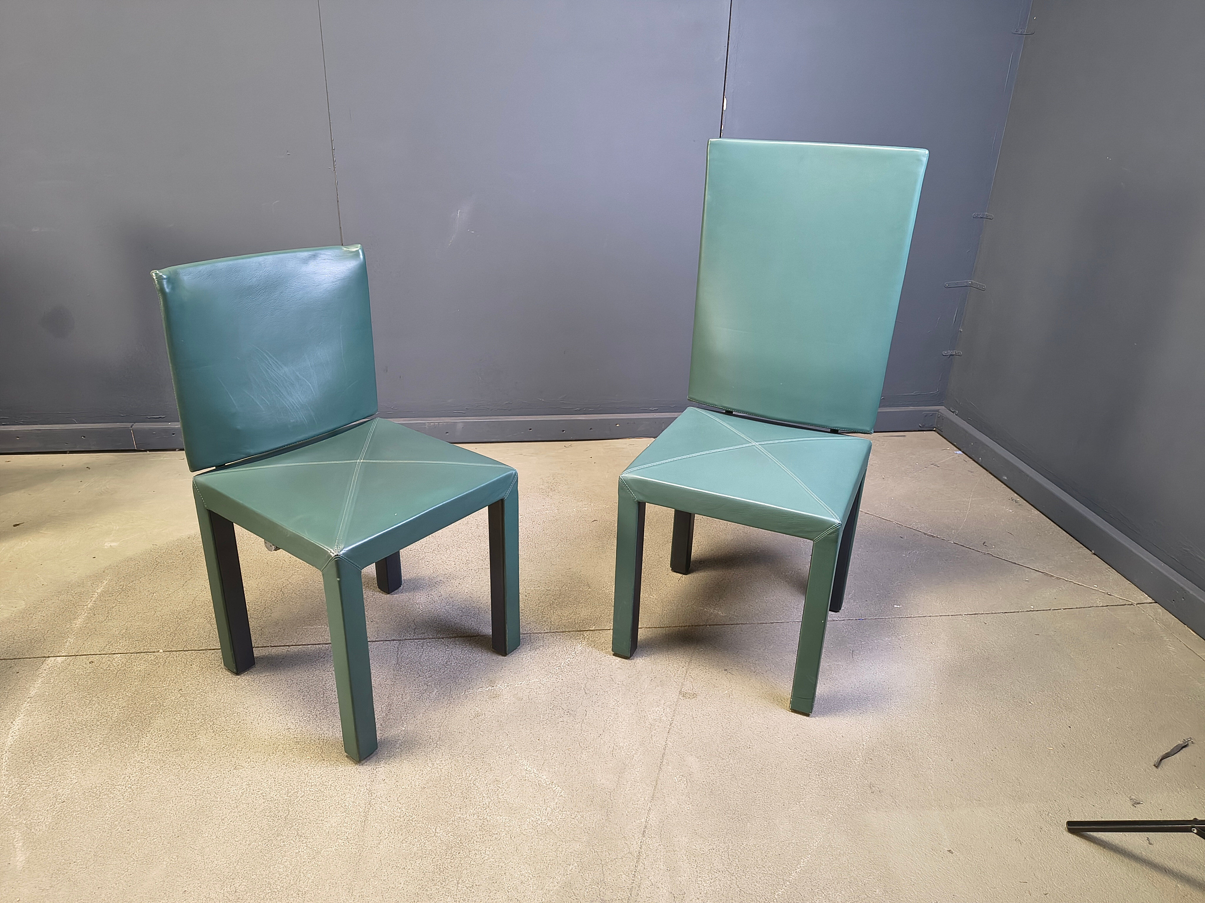 Arcadia dining chairs by Paolo Piva for B&B Italia set of 10