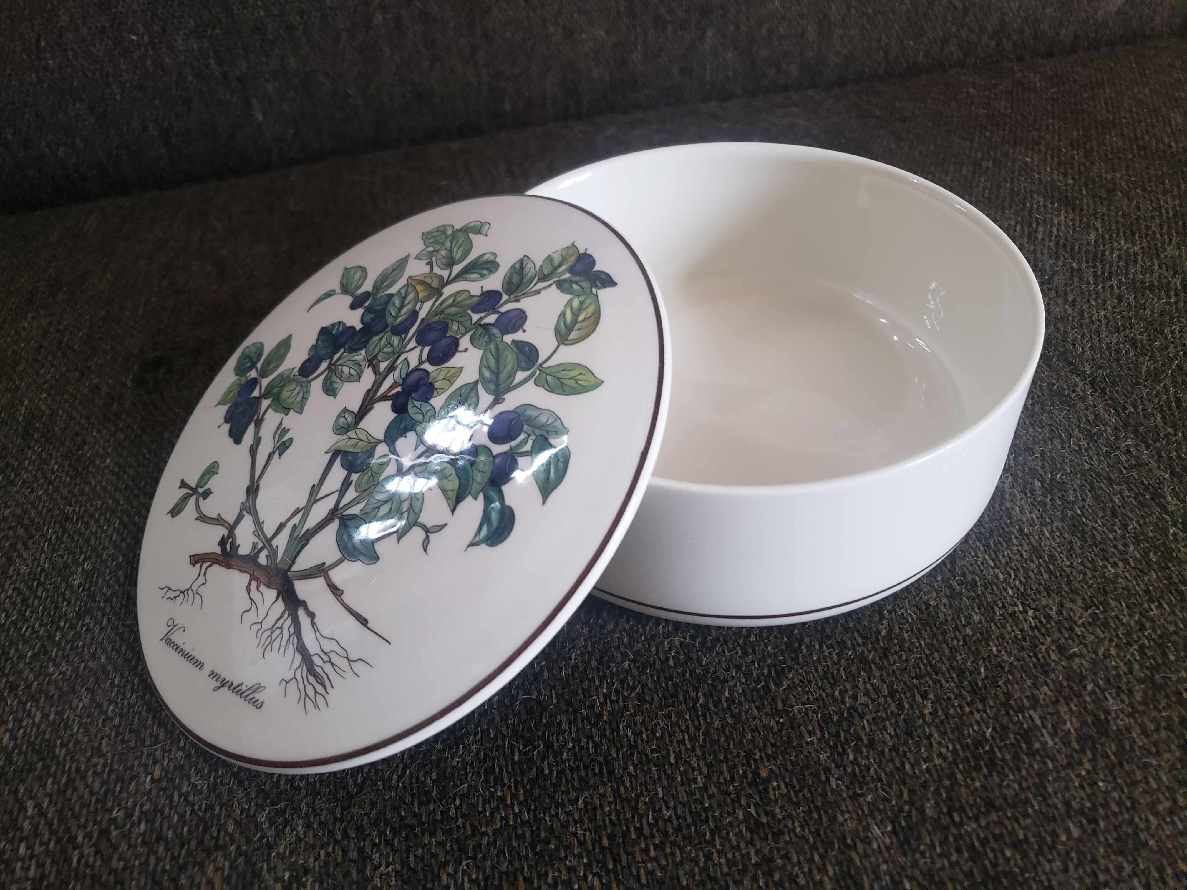 Porcelain box blueberries Villeroy and Boch