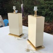 Pair of vintage Jean-Claude Mahey lamps