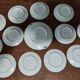 Dessert service twelve plates and round dish Bavaria China blau porcelain