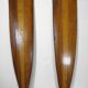 Pair of wooden oars