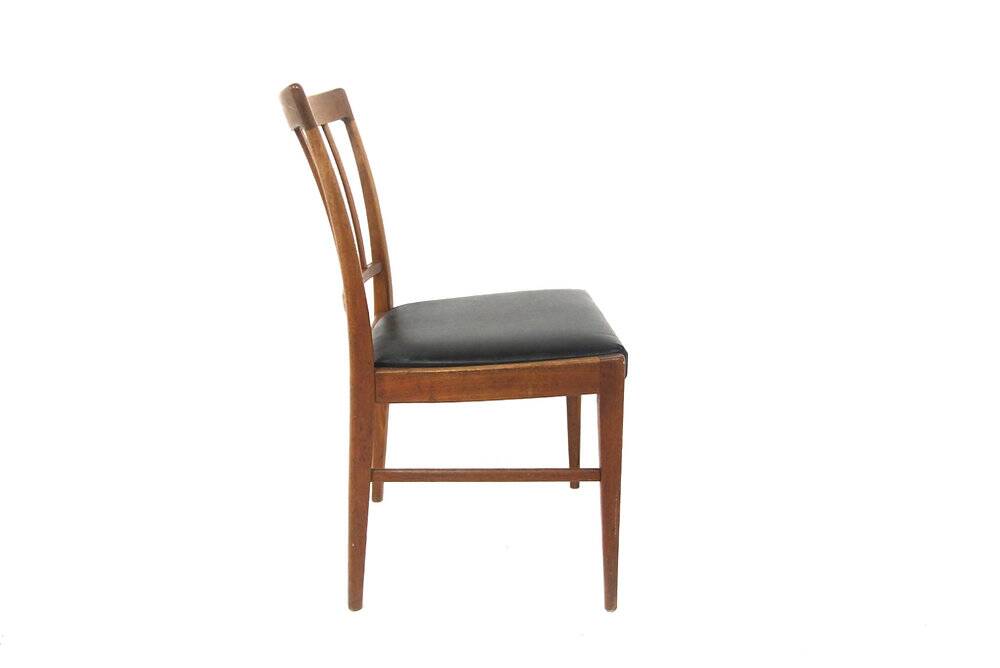 Set of 4 Scandinavian teak chairs, Sweden, 1960.