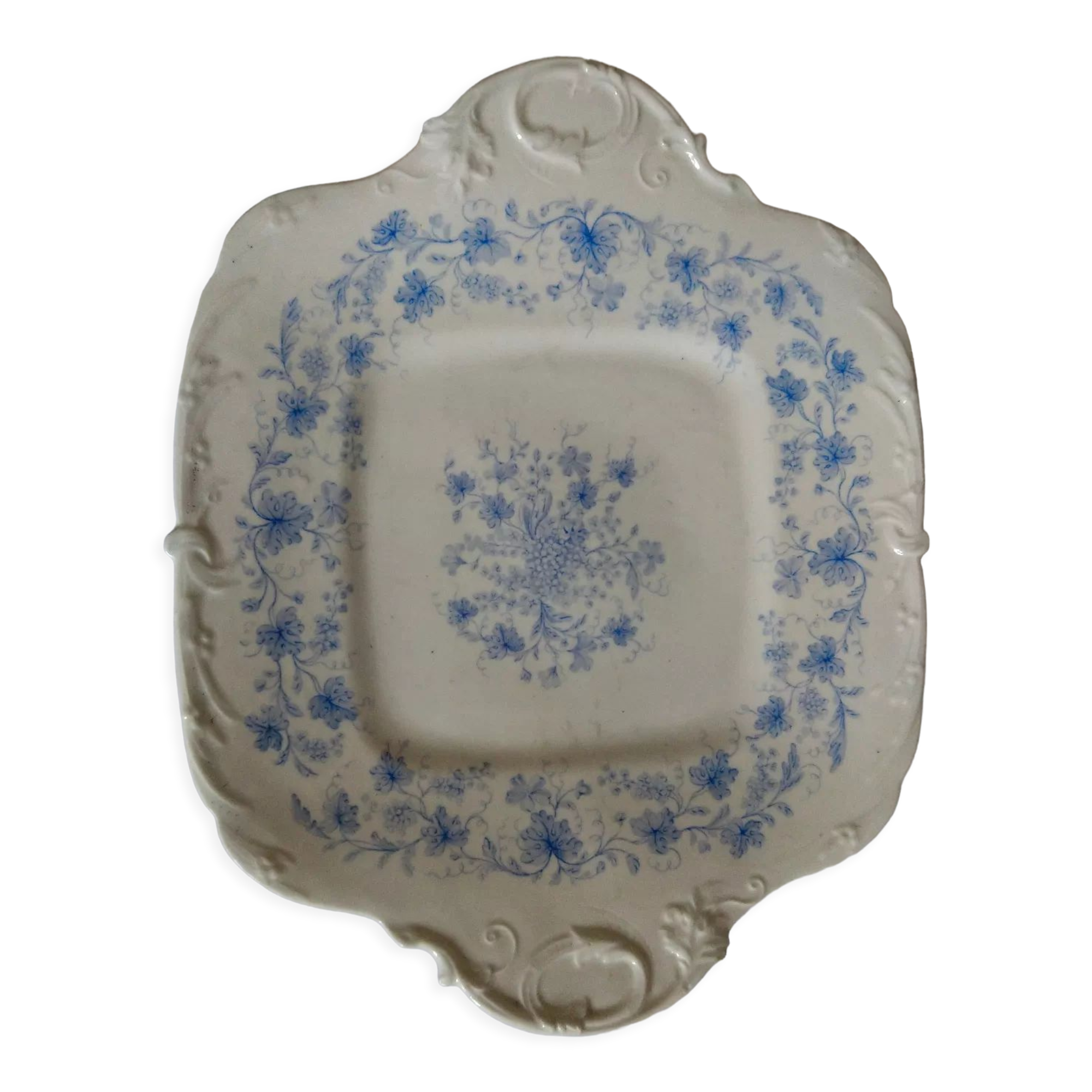 Square porcelain dish