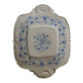 Plat carré en porcelaine