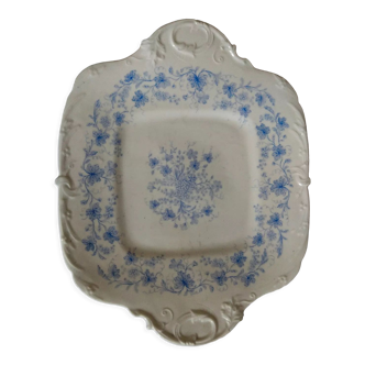 Plat carré en porcelaine