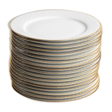 18 Bavarian porcelain plates
