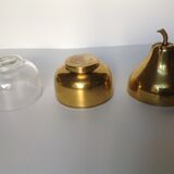 Brass golden pear candy box