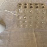 Vintage plexiglass pendant light