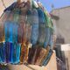 lustre en pate de verre Murano vintage