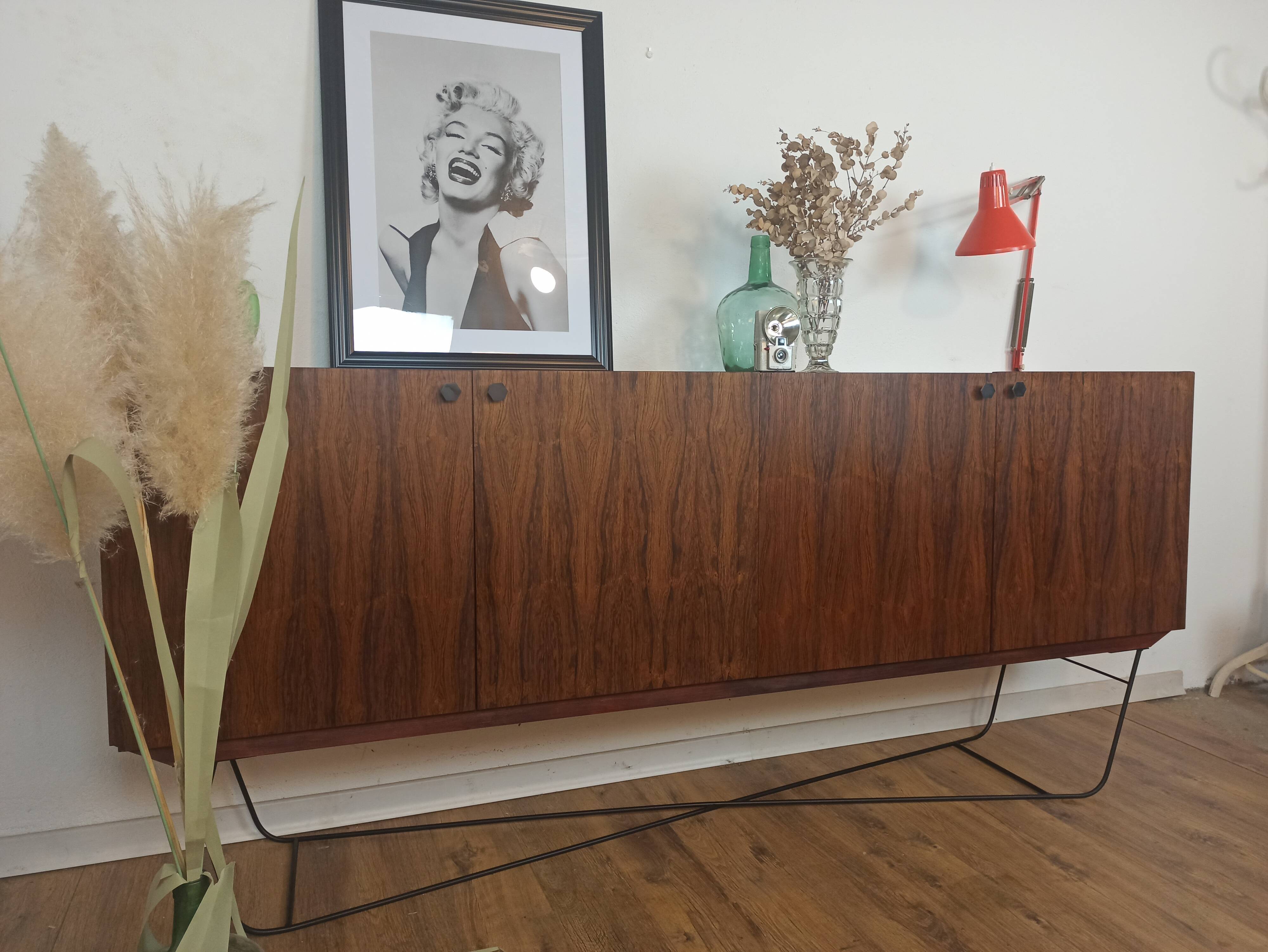 Scandinavian rosewood teak row