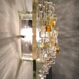 Murano glass wall lamp by Albano Poli for Poliarte, Italy 1970s