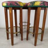 3 art deco bar stools