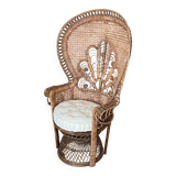 Emmanuelle rattan armchair. 1970.