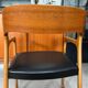 Vintage Baumann sleigh armchair