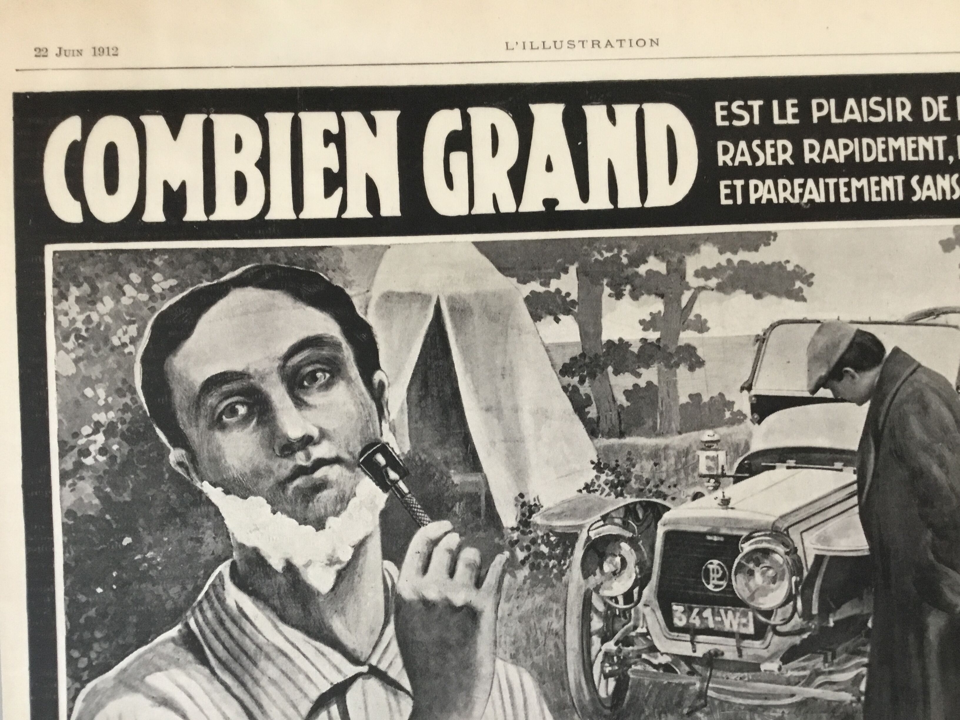 Vintage advertising to be framed