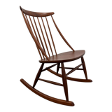 Mid-Century Rocking Chair by Illum Wikkelsø for Niels Eilersen