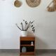 Vintage teak bedside table