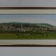 Eliane lienard (xxth century) pastel "landscape of rantechaux in the doubs" signed lower right