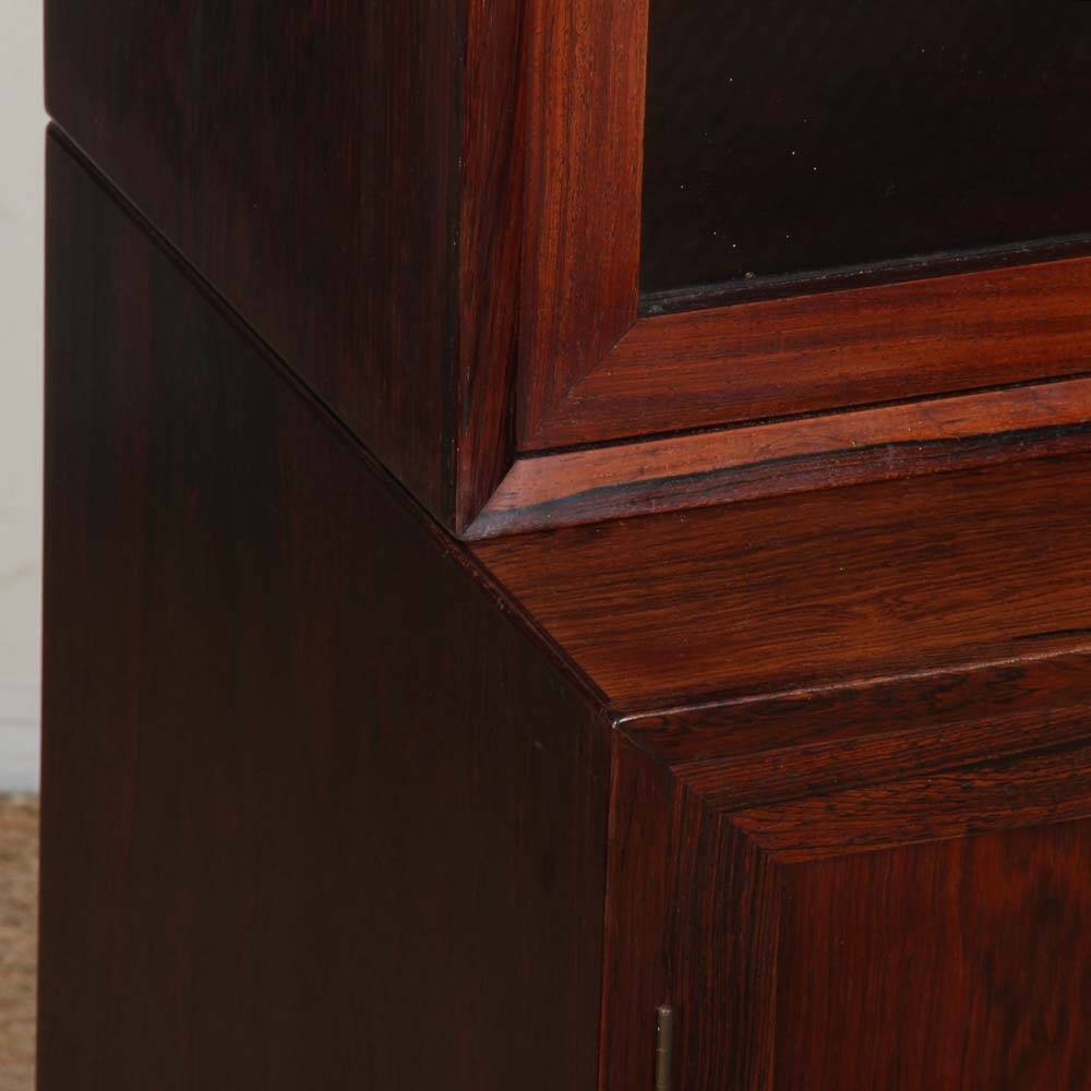 Display cabinet/bookshelf in rosewood by Lyby Mobler, 1960.