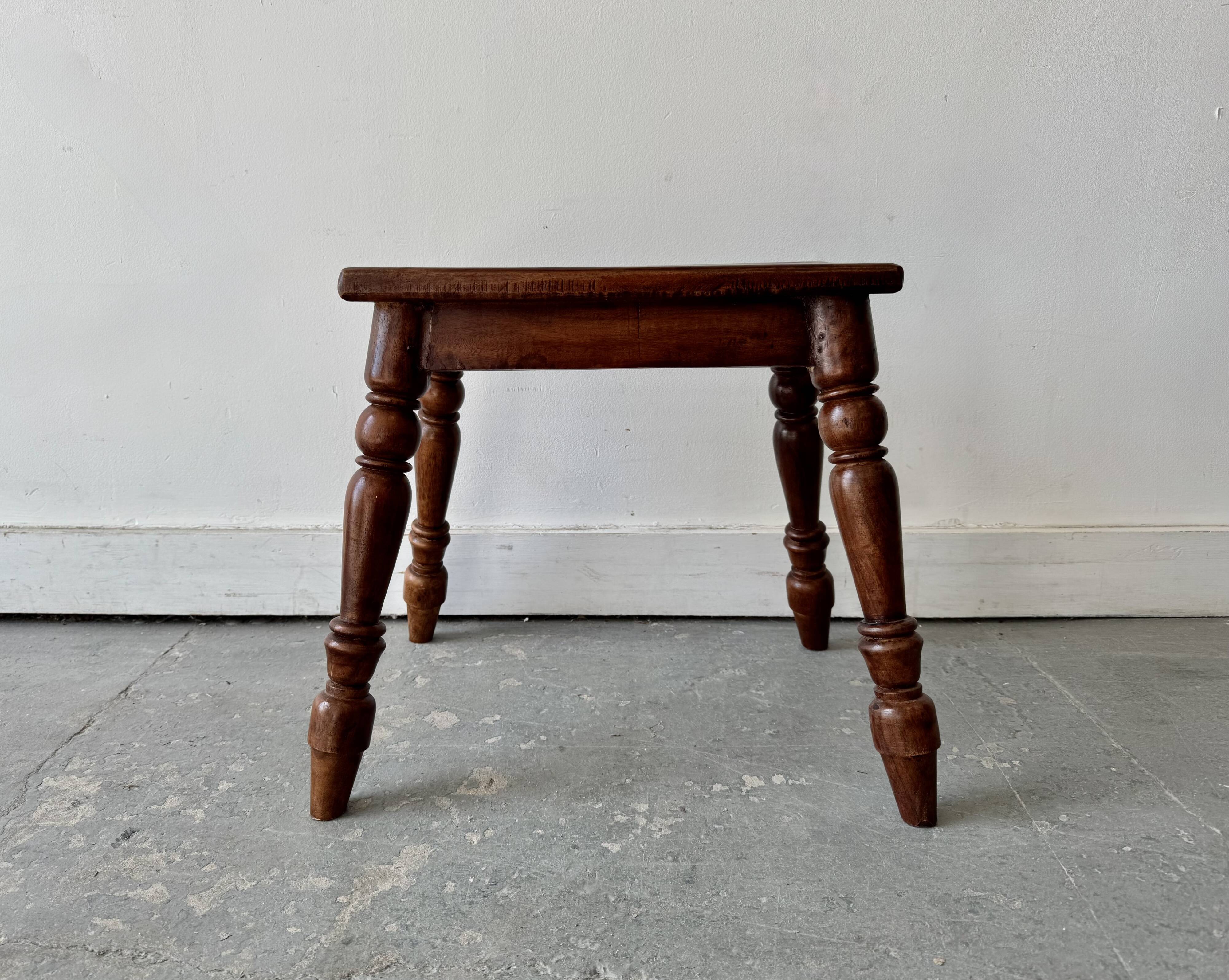 Traditional Wooden Stool