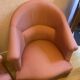 Paire de fauteuils crapaud de couleur rose