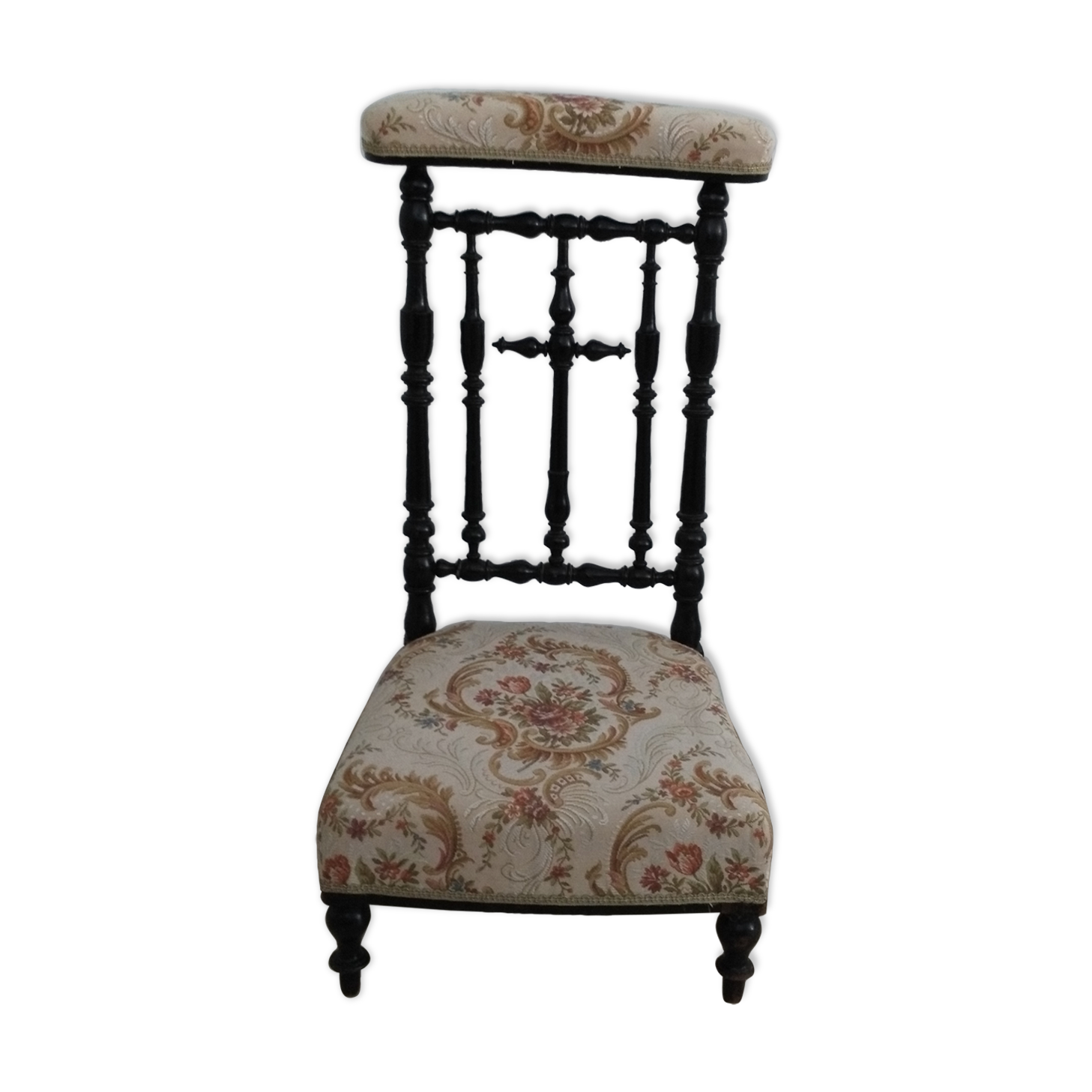 Prie-Dieu Napoleon III in blackened pear tree