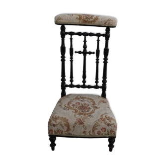 Prie-Dieu Napoleon III in blackened pear tree